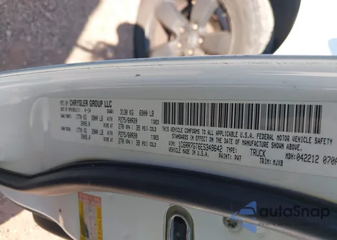 2014 Ram 1500 Outdoorsman from USA, damaged, VIN 1C6RR7GT6ES349642